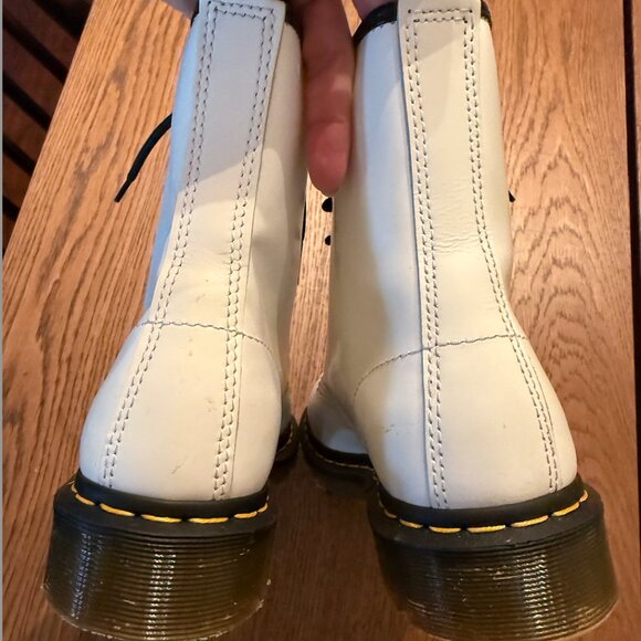 Dr. Martens 1460 Smooth Leather Lace Up Boots - Picture 5 of 6